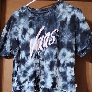 Vans Blue Tie-Dye Crop Top
